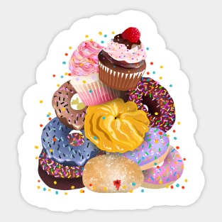 Cupcakes and Donuts Sticker